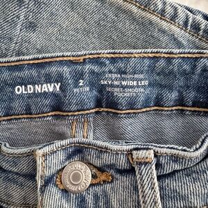 Old Navy Sky-Hi Wide Leg Jeans